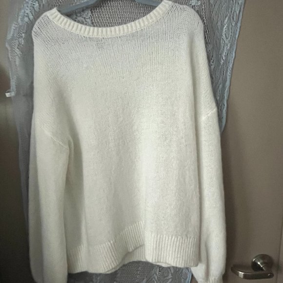 Halogen White Sweater Large - Picture 1 of 4